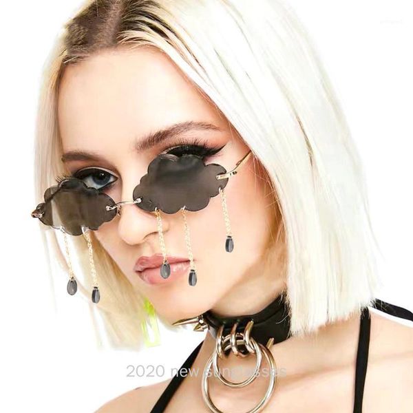 sunglasses rimless women 2021 vintage unique round punk men frameless glasses shades uv400 nx1, White;black
sunglasses rimless women 2021 vintage unique round punk men frameless glasses shades uv400 nx1, White;black
