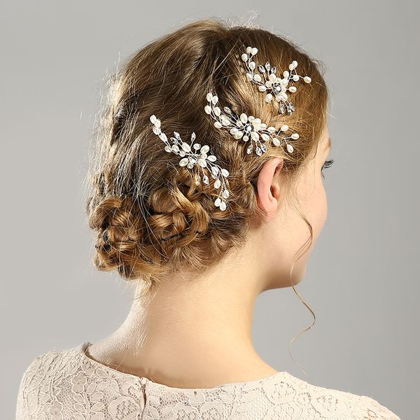 bride 2 pcs wedding pearl headpieces pins accessories women bridal headpiece handmade jewelry, Silver
bride 2 pcs wedding pearl headpieces pins accessories women bridal headpiece handmade jewelry, Silver
