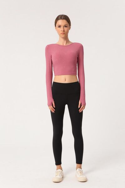 yoga outfits beautiful back wear long-sleeved t-shirt women with chest pad running sports fitness t-shirt1, White;red
yoga outfits beautiful back wear long-sleeved t-shirt women with chest pad running sports fitness t-shirt1, White;red