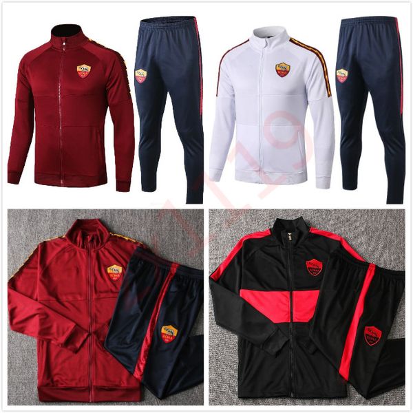 roma tracksuit jacket set survetement chaqueta de fútebol 2019 2020 monaco totti rossi dziko football sportswear training suit, Black
roma tracksuit jacket set survetement chaqueta de fútebol 2019 2020 monaco totti rossi dziko football sportswear training suit, Black
