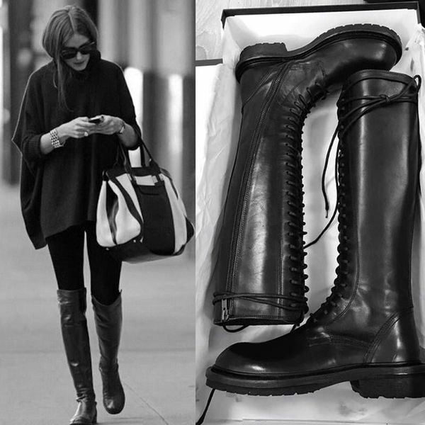 new arrival women motorcycle boots knee-high long boots autumn winter female shoes fashion riding equestrian leather 02a, Black
new arrival women motorcycle boots knee-high long boots autumn winter female shoes fashion riding equestrian leather 02a, Black