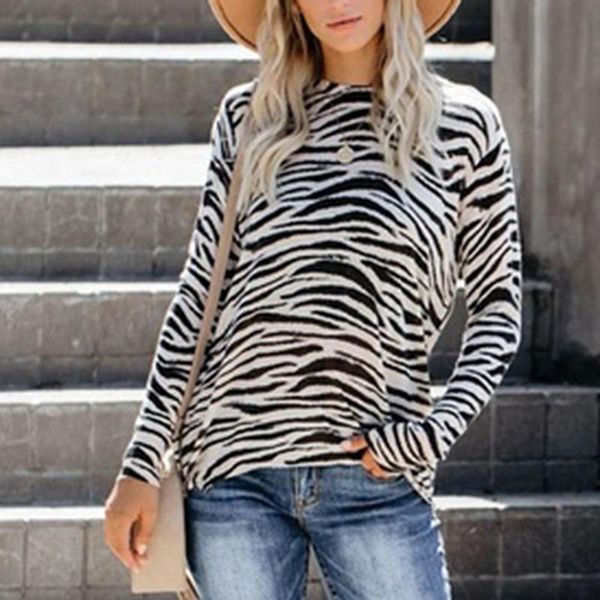 autumn women's t shirt leopard printed long sleeve stripe fashion street quality casual slim ladies t shirt, White
autumn women's t shirt leopard printed long sleeve stripe fashion street quality casual slim ladies t shirt, White