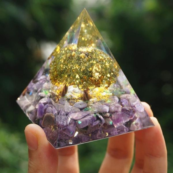 tree of life orgone pyramid energy chakra reiki meditaiton tool~peridot with charoite natural crystal stones emf jlljup, Black
tree of life orgone pyramid energy chakra reiki meditaiton tool~peridot with charoite natural crystal stones emf jlljup, Black