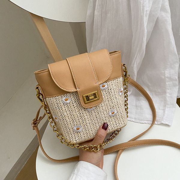 hbp european retro style weave female small handbags fashion crossbody bags golden chain shoulder messenger ins hand water bucket package
hbp european retro style weave female small handbags fashion crossbody bags golden chain shoulder messenger ins hand water bucket package