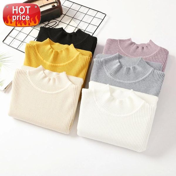 simple style turtleneck sweater women's unadorned slim solid color rib knit long sleeve bottoming jumpers pullover female spring #rq9d, White
simple style turtleneck sweater women's unadorned slim solid color rib knit long sleeve bottoming jumpers pullover female spring #rq9d, White