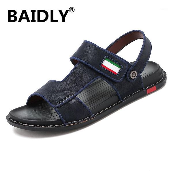 men's sandals breathable men's summer sandals shoes leather beach casual slippers plus size sandalia masculina1, Black
men's sandals breathable men's summer sandals shoes leather beach casual slippers plus size sandalia masculina1, Black