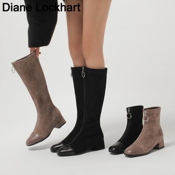 fashion ankle elastic sock boots chunky high heels stretch women autumn front zipper booties botas de mujer size 31 32 33, Black
fashion ankle elastic sock boots chunky high heels stretch women autumn front zipper booties botas de mujer size 31 32 33, Black