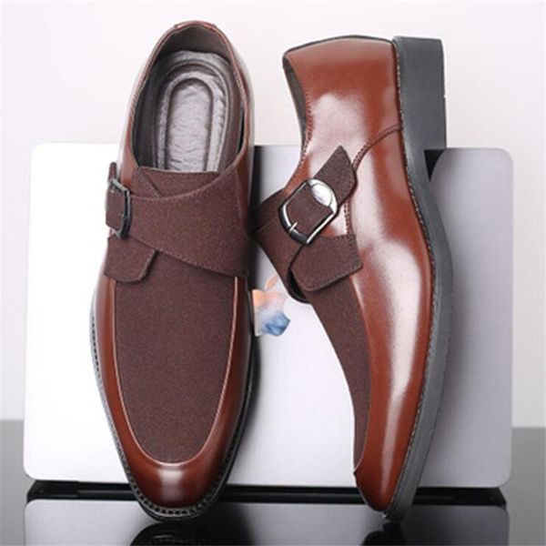 new men's fashion british style metal buckle pointed toe wedding dress shoes flats oxfords shoes leather business formal, Black
new men's fashion british style metal buckle pointed toe wedding dress shoes flats oxfords shoes leather business formal, Black