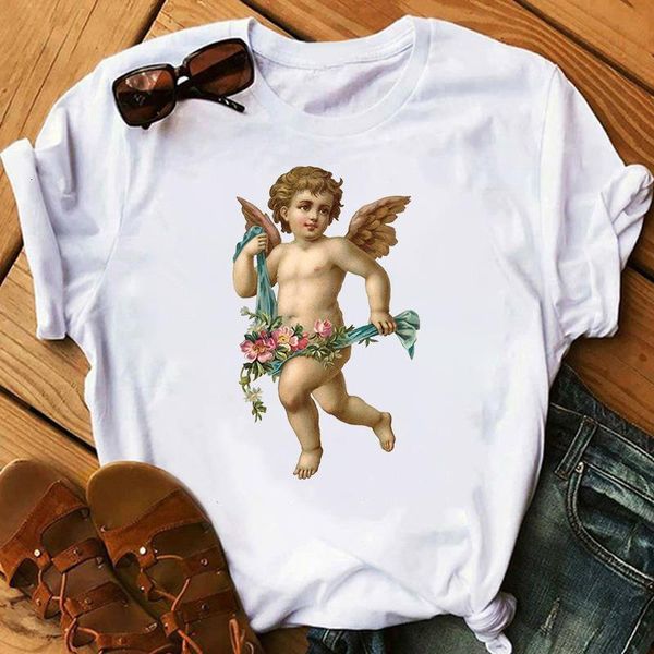 cupid angel print t shirt women summer cartoon clothes harajuku tshirt female aesthetic kawaii fashion tshirt cute tee shirt, White
cupid angel print t shirt women summer cartoon clothes harajuku tshirt female aesthetic kawaii fashion tshirt cute tee shirt, White