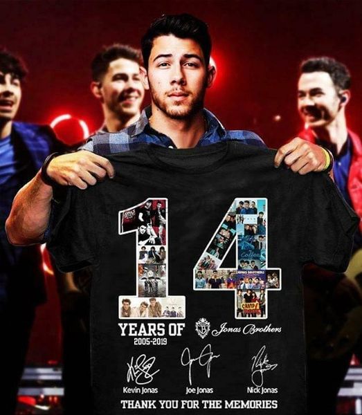 14 years of jonas brothers thank you for the memories t shirt cotton men s-6xl sport hooded sweatshirt hoodie
14 years of jonas brothers thank you for the memories t shirt cotton men s-6xl sport hooded sweatshirt hoodie