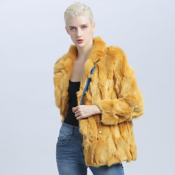 winter women natural fur coat real fur coat female long sleeves warm ladies jackets turn down collar 2020 new arrival, Black
winter women natural fur coat real fur coat female long sleeves warm ladies jackets turn down collar 2020 new arrival, Black
