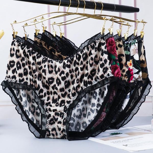 women's panties large sizes with print milk silk lace flower ruffle bow fashion underwear women plus size cute, Black;pink
women's panties large sizes with print milk silk lace flower ruffle bow fashion underwear women plus size cute, Black;pink