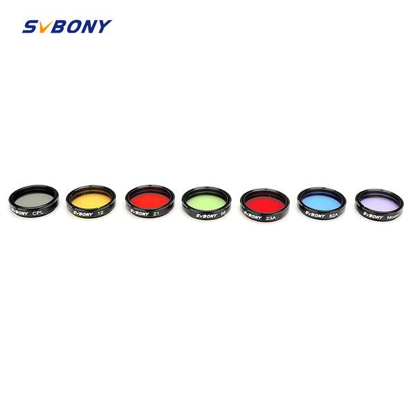 svbony 1.25" moon filter+cpl filter+five color filter kit for enhance lunar&planetary view reduces light pollution f9135a
svbony 1.25" moon filter+cpl filter+five color filter kit for enhance lunar&planetary view reduces light pollution f9135a