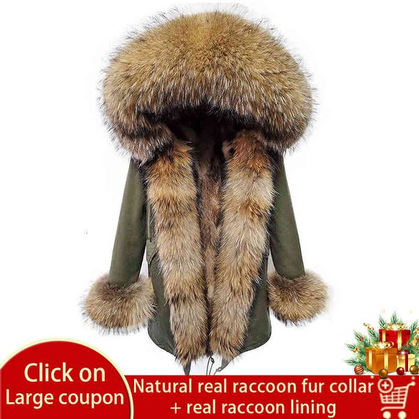 women's wool & blends maomaokong new winter jacket women long parka real fur coat natural raccoon collar hood thick warm stree, Black
women's wool & blends maomaokong new winter jacket women long parka real fur coat natural raccoon collar hood thick warm stree, Black