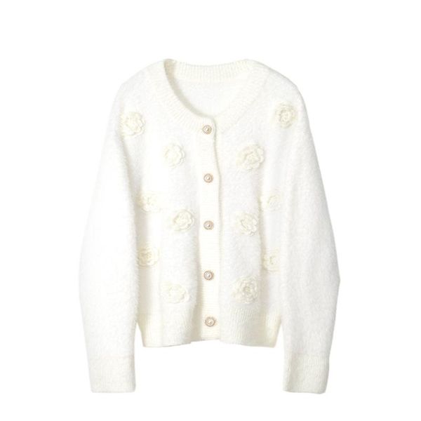 women's knits & tees knitted sweater women casual cardigans spring autumn o-neck long sleeve outerwear mink cashmere sweaters ta1350, White
women's knits & tees knitted sweater women casual cardigans spring autumn o-neck long sleeve outerwear mink cashmere sweaters ta1350, White