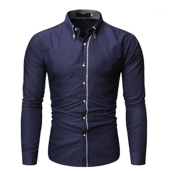 coldker men's casual shirt long sleeve business shirt ordinary street wear male's clothing1, White;black
coldker men's casual shirt long sleeve business shirt ordinary street wear male's clothing1, White;black