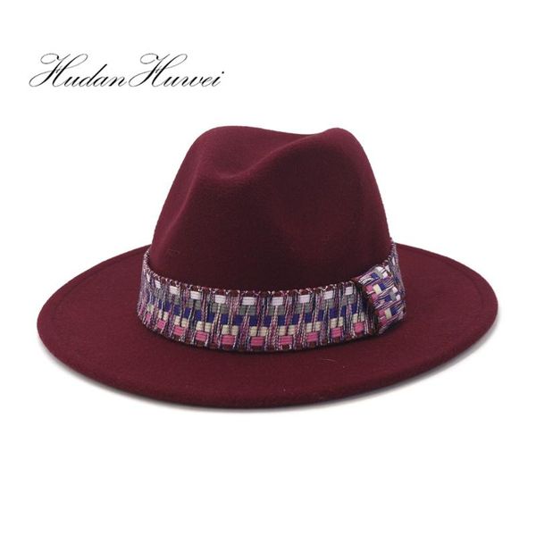 wide brim hats sell fashion woolen felt jazz panama fedora hat with flat cotton solid women men caps, Blue;gray
wide brim hats sell fashion woolen felt jazz panama fedora hat with flat cotton solid women men caps, Blue;gray