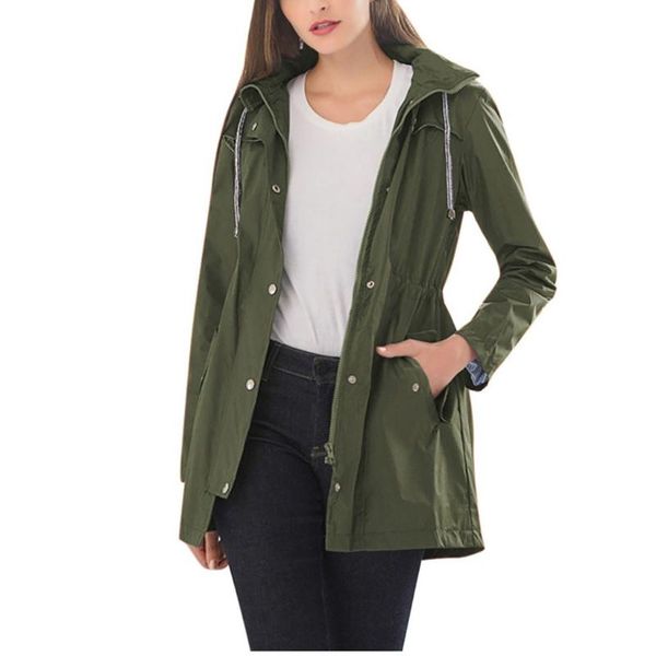 hoodie slim trench coat for women solid color drawstring waist overcoat female outdoor autumn winter outwear, Tan;black
hoodie slim trench coat for women solid color drawstring waist overcoat female outdoor autumn winter outwear, Tan;black