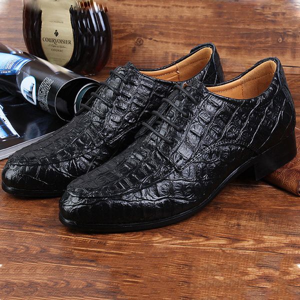 genuine leather oxford formal business men crocodile lace up men's dress wedding shoes man plus size t200610, Black
genuine leather oxford formal business men crocodile lace up men's dress wedding shoes man plus size t200610, Black