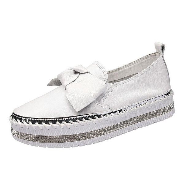 genuine leather loafers women's autumn new cowhide casual white black flat-bottomed non-slip lazy shoes big bow sneakers
genuine leather loafers women's autumn new cowhide casual white black flat-bottomed non-slip lazy shoes big bow sneakers