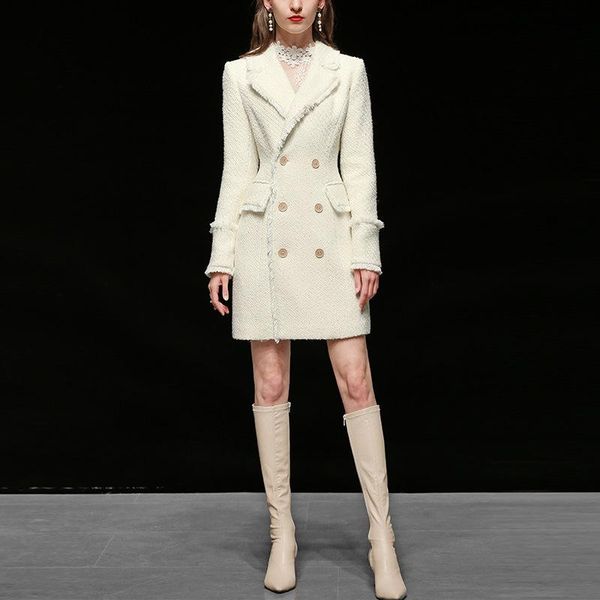 new women's white slim-fit tweed coat women's waist mid-length woolen coat winter women korean style elegant, Black
new women's white slim-fit tweed coat women's waist mid-length woolen coat winter women korean style elegant, Black
