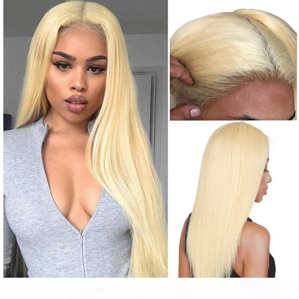 613 light blonde hair soft none lace synthetic wigs long silky straight heat resistant hair pre plucked baby hair fashion women, Black
613 light blonde hair soft none lace synthetic wigs long silky straight heat resistant hair pre plucked baby hair fashion women, Black