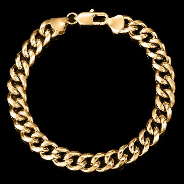 charm bracelets men's gold hand chain curb link jewelry for mens gift pulseiras masculinas bracelet, Golden;silver
charm bracelets men's gold hand chain curb link jewelry for mens gift pulseiras masculinas bracelet, Golden;silver