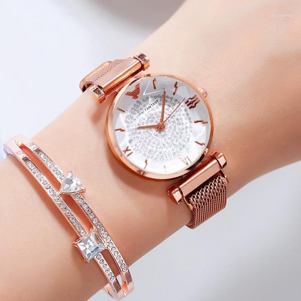 luxury women magnet buckle watches fashion ladies diamond quartz wristwatches casual female alloy clock gift relogios femininos1, Slivery;brown
luxury women magnet buckle watches fashion ladies diamond quartz wristwatches casual female alloy clock gift relogios femininos1, Slivery;brown