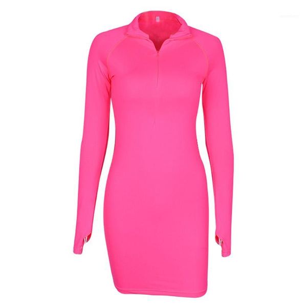 short bodycon solid pullover club long sleeve summer turn down collar women dress casual zipper stretch party slim fit1, Black;gray
short bodycon solid pullover club long sleeve summer turn down collar women dress casual zipper stretch party slim fit1, Black;gray