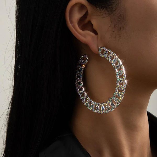 vintage statement shiny diamante rhinestone big hoop earrings women punk exaggerated geometric round circle earrings jewelry, Golden;silver
vintage statement shiny diamante rhinestone big hoop earrings women punk exaggerated geometric round circle earrings jewelry, Golden;silver