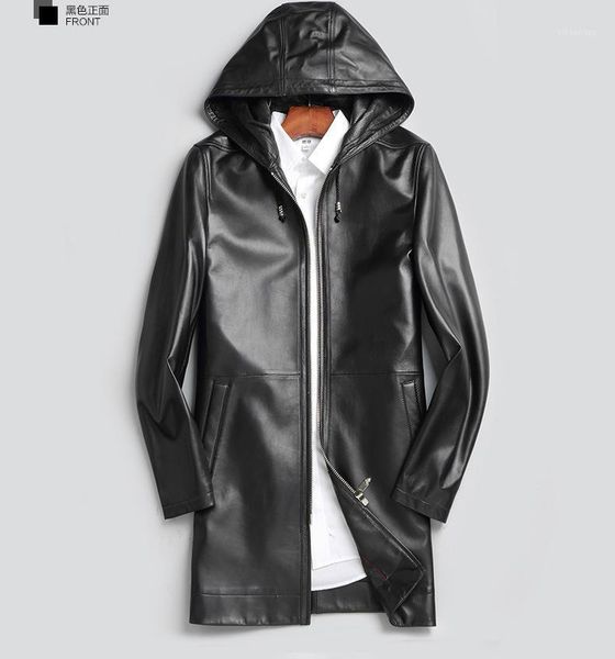 men's trench coats haining leather men hooded coat male sheep windbreaker han edition cultivate morality business1, Tan;black
men's trench coats haining leather men hooded coat male sheep windbreaker han edition cultivate morality business1, Tan;black