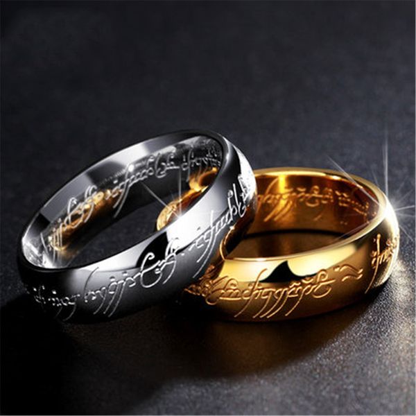 3d the lord of the rings hobbit titanium stainless steel ring wedding gold sliver jewelry bague for womens mens adults gifts, Silver
3d the lord of the rings hobbit titanium stainless steel ring wedding gold sliver jewelry bague for womens mens adults gifts, Silver