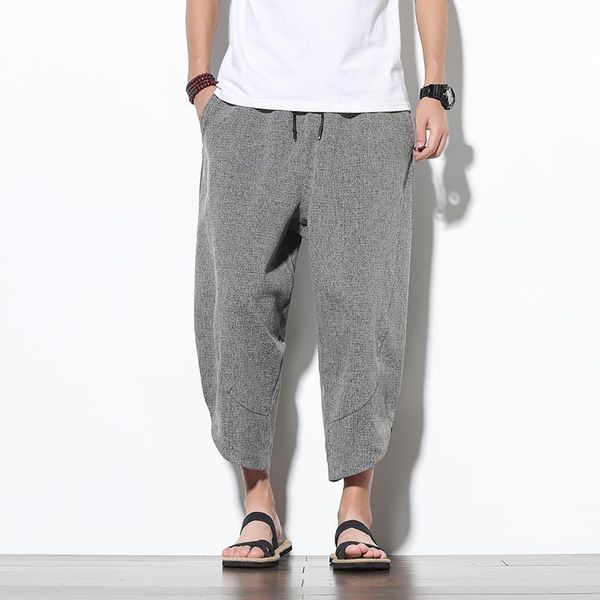 men's pants men breathable summer harem mens 2021 vintage solid trousers male oversized ankle-length clothes drop, Black
men's pants men breathable summer harem mens 2021 vintage solid trousers male oversized ankle-length clothes drop, Black