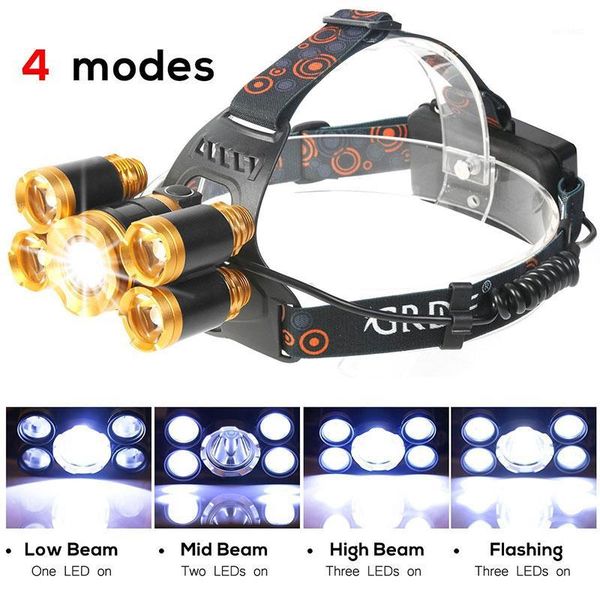 headlamps gm powerful 10w camping headlamp professional 4-mode rechargeable headlight waterproof 5 led head torch use 18650 battery1
headlamps gm powerful 10w camping headlamp professional 4-mode rechargeable headlight waterproof 5 led head torch use 18650 battery1