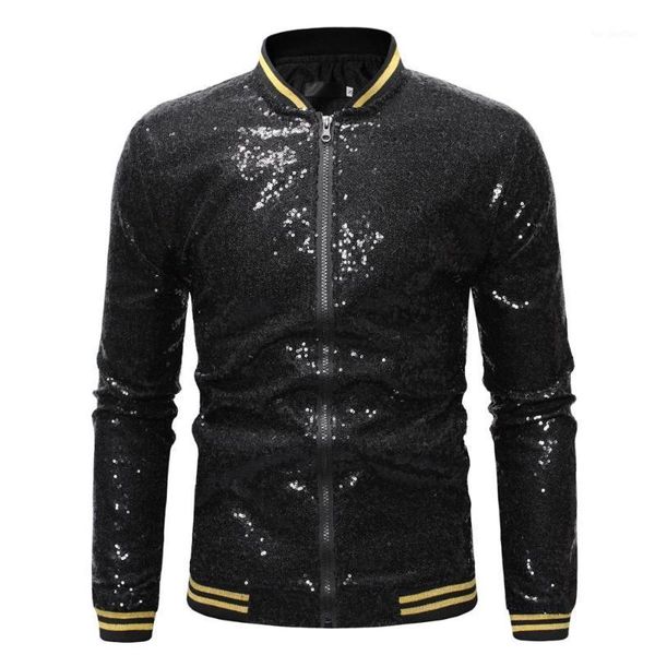 men's jackets mens sequins varsity and coats metallic christmas nightclub disco zipper baseball bomber jacket men chaquetas hombre xxl1, Black;brown
men's jackets mens sequins varsity and coats metallic christmas nightclub disco zipper baseball bomber jacket men chaquetas hombre xxl1, Black;brown
