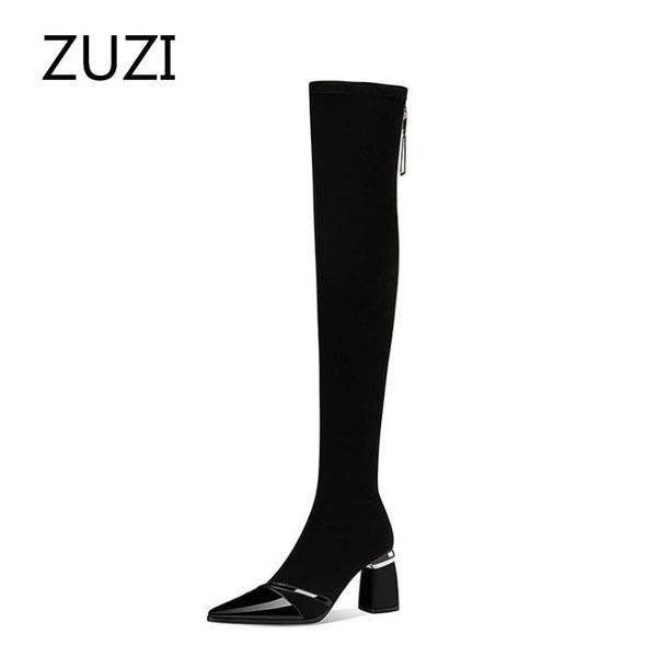 boots zuzi over knee long women's 2021 autumn and winter pointed toe rhinestone stretch high-heeled thick-heeled, Black
boots zuzi over knee long women's 2021 autumn and winter pointed toe rhinestone stretch high-heeled thick-heeled, Black