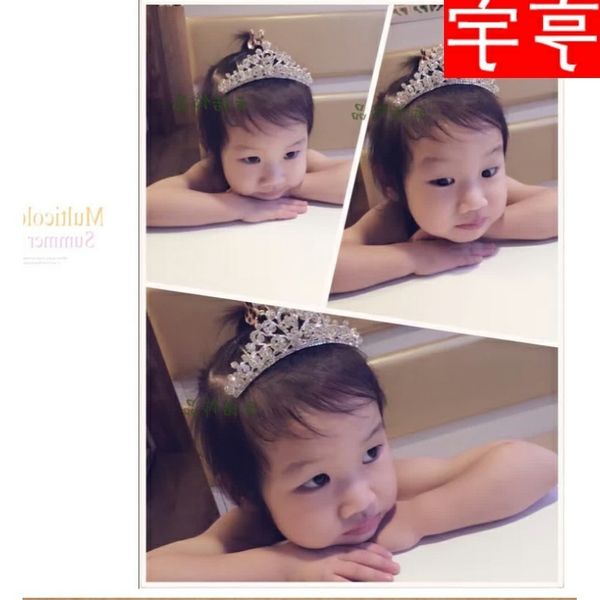 mof diamond ~ children's princess korean version baby headband little girl hairpin girl's crown headdress m, Silver
mof diamond ~ children's princess korean version baby headband little girl hairpin girl's crown headdress m, Silver