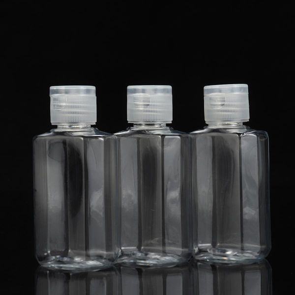 60ml clear flip-bottles size plastic refillable empty travel container with flip cap for shampoo liquid
60ml clear flip-bottles size plastic refillable empty travel container with flip cap for shampoo liquid