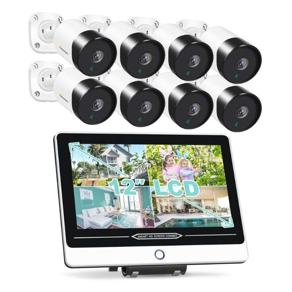 poe 1920p video12-inch monitor nvr surveillance kit 5mp wifi cctv system ip67 wireless outdoor home security waterproof
poe 1920p video12-inch monitor nvr surveillance kit 5mp wifi cctv system ip67 wireless outdoor home security waterproof