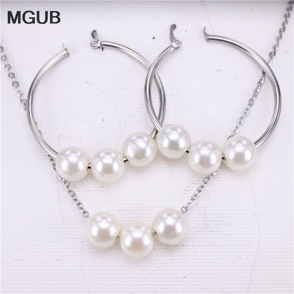 handmade cute exaggerated imitation pearl earrings 30mm-100mm pendant set and chain female birthday party gift, Silver
handmade cute exaggerated imitation pearl earrings 30mm-100mm pendant set and chain female birthday party gift, Silver
