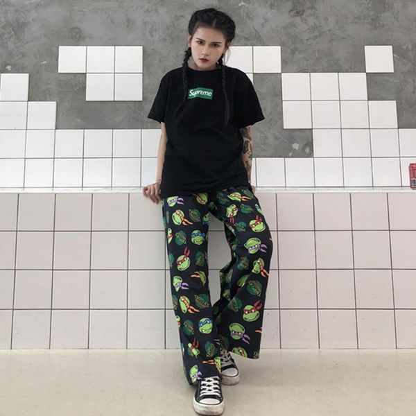 spring autumn loose pants women cartoon turtle straight pants women oversized sweatpants hip hop streetwear new cotton trousers, Black;white
spring autumn loose pants women cartoon turtle straight pants women oversized sweatpants hip hop streetwear new cotton trousers, Black;white