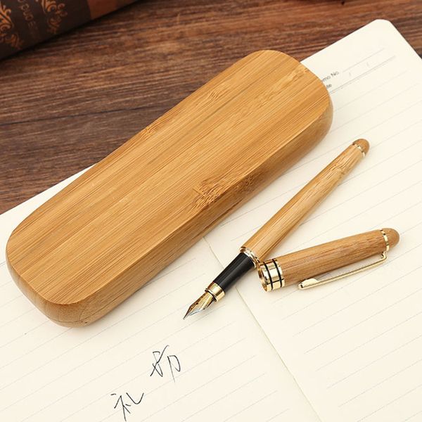 Bamboo Luxury Fountain pen ink pen nib 0.5mm Stationery Penna stilografica Writing Pocket Pens Caneta Stylo plume 03880, Red
Bamboo Luxury Fountain pen ink pen nib 0.5mm Stationery Penna stilografica Writing Pocket Pens Caneta Stylo plume 03880, Red