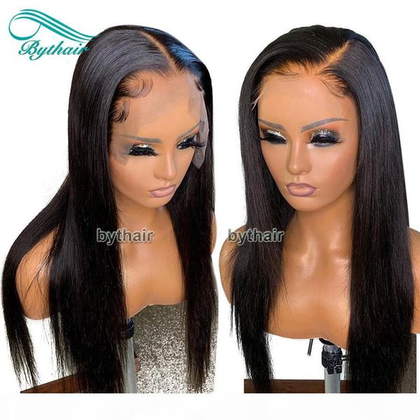 bythair brazilian silky straight 360 lace frontal wigs lace front human hair wigs pre plucked with baby hair brazilian full lace wig, Black
bythair brazilian silky straight 360 lace frontal wigs lace front human hair wigs pre plucked with baby hair brazilian full lace wig, Black