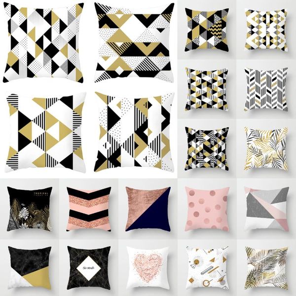 modern rose golden nordic geometric cushion covers golden black leaves polyester throw pillows cover sofa seats couch pillowcase
modern rose golden nordic geometric cushion covers golden black leaves polyester throw pillows cover sofa seats couch pillowcase