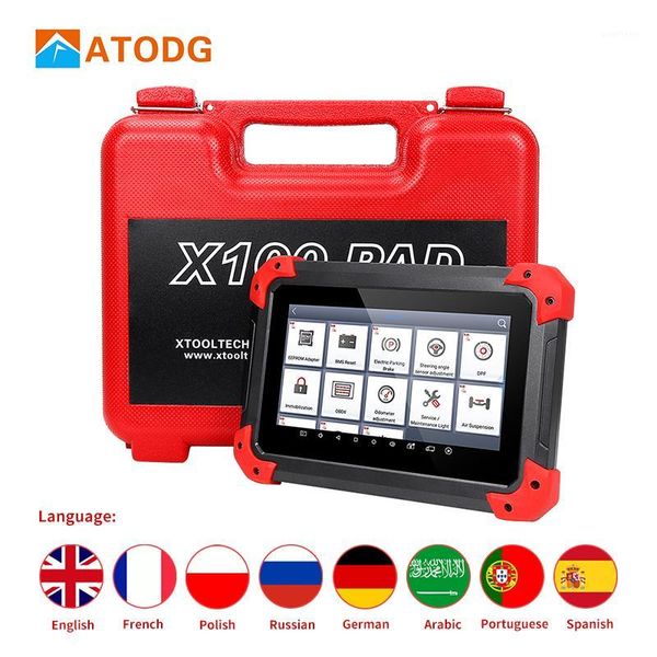 professional x100 pad obd2 auto key programmer auto scanner diagnostic tool reset odometer eeprom update online code reader1
professional x100 pad obd2 auto key programmer auto scanner diagnostic tool reset odometer eeprom update online code reader1