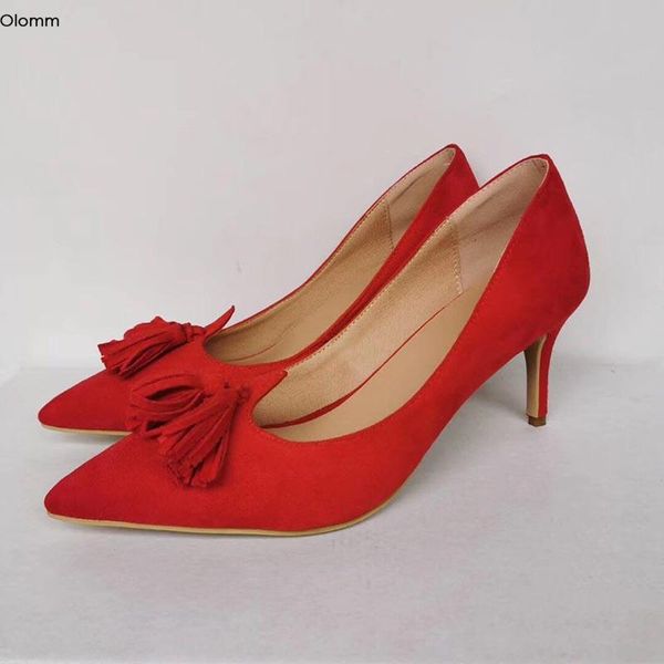dress shoes olomm handmade fashion women pumps 7.5cm thin heels pointed toe gorgoeus red party plus us size 5-15, Black
dress shoes olomm handmade fashion women pumps 7.5cm thin heels pointed toe gorgoeus red party plus us size 5-15, Black