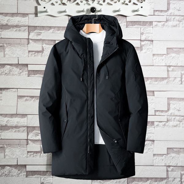men duck down coats thick warm 4xl winter jacket hooded thicken down parka coat male casual slim overcoat big pockets plus size y1120, Black
men duck down coats thick warm 4xl winter jacket hooded thicken down parka coat male casual slim overcoat big pockets plus size y1120, Black