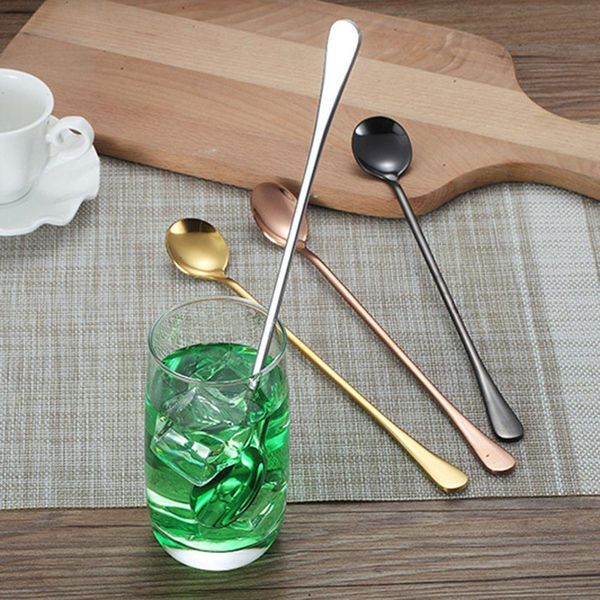 24cm long handle spoon stainless steel tableware tea dessert coffee spoon bar drink cocktail mixing spoon kitchen supplies h sqcnpi
24cm long handle spoon stainless steel tableware tea dessert coffee spoon bar drink cocktail mixing spoon kitchen supplies h sqcnpi