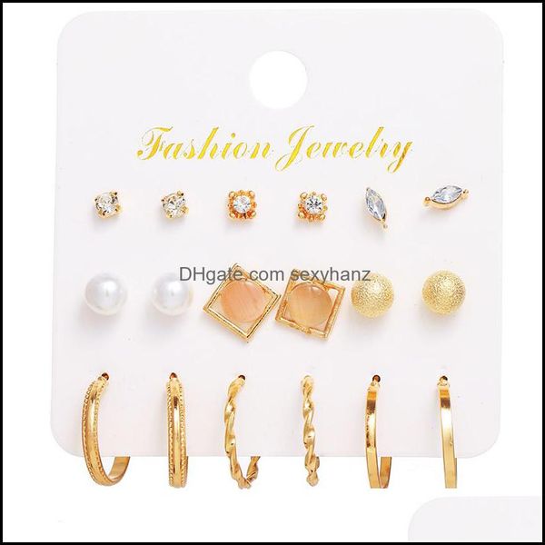 charm earrings jewelry womens korean stud for women vintage pearl butterfly gold cross earring set 2021 trend earings female drop delivery l, Golden
charm earrings jewelry womens korean stud for women vintage pearl butterfly gold cross earring set 2021 trend earings female drop delivery l, Golden