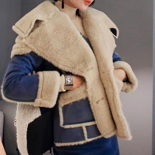 sagace 2020 new fashion womens oversize lapel cashmere wool blend belt trench coat outwear jacket plus velvet thick leather coat, Black
sagace 2020 new fashion womens oversize lapel cashmere wool blend belt trench coat outwear jacket plus velvet thick leather coat, Black
